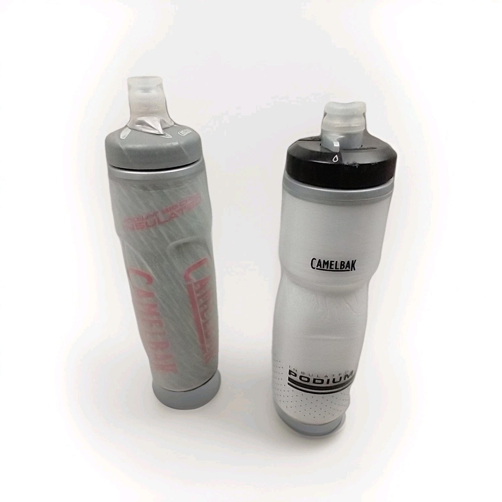 Lot of 2 Camelbak podium Polar‎ water bottles chill insulated cycling running